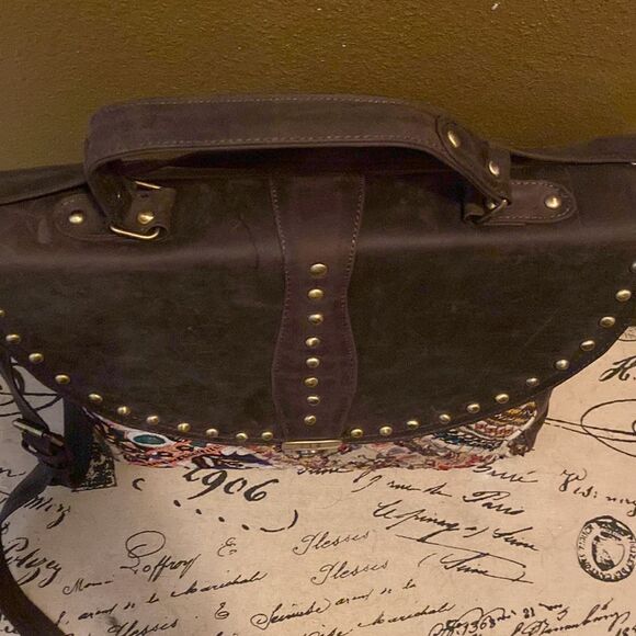 Vintage Large Bohemian Bag with adjustable straps - Picture 4 of 15